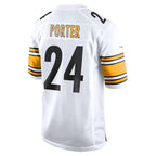 BIPIHUC P.Steelers #24 Joey Porter Jr. White Away Game Stitched Jerseys