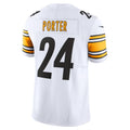 BIPIHUC P.Steelers #24 Joey Porter Jr. White Vapor F.U.S.E. Limited Stitched Jerseys