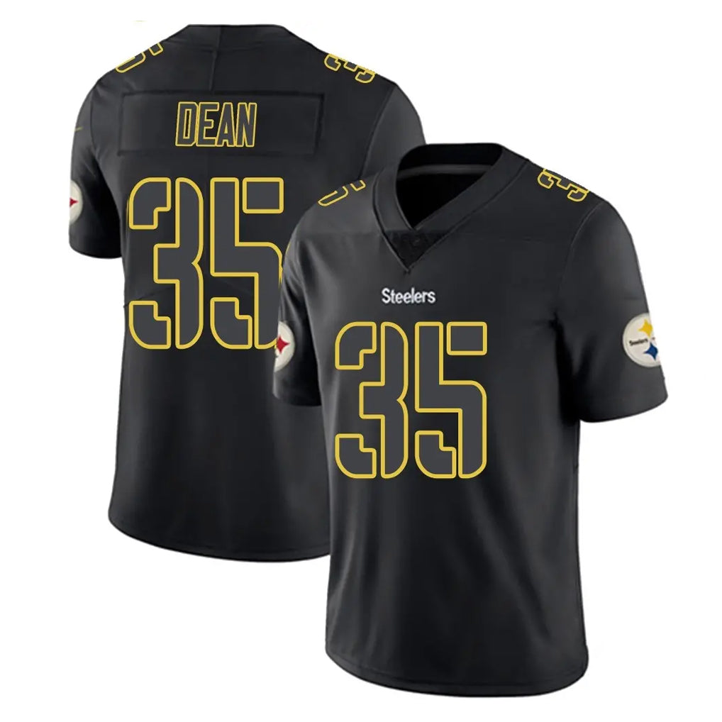 BIPIHUC P.Steelers #35 Jamel Dean Player Black Impact Limited Home Game Stitched Jerseys