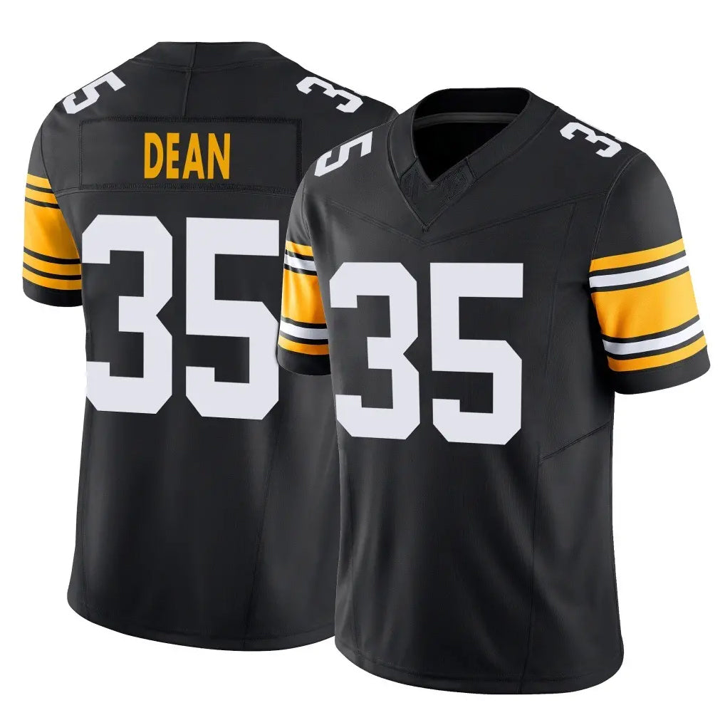 BIPIHUC P.Steelers #35 Jamel Dean Player Black Limited Alternate Vapor F.U.S.E. Home Game Stitched Jerseys
