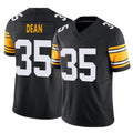 BIPIHUC P.Steelers #35 Jamel Dean Player Black Limited Alternate Vapor F.U.S.E. Home Game Stitched Jerseys