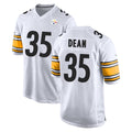 BIPIHUC P.Steelers #35 Jamel Dean Player White Home Game Stitched Jerseys