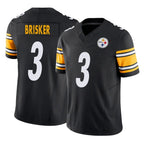 BIPIHUC P.Steelers #3 Jaquan Brisker Player Black Limited Vapor F.U.S.E. Home Game Stitched Jerseys