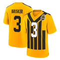 BIPIHUC P.Steelers #3 Jaquan Brisker Player Gold Limited 1933 Throwback Home Game Stitched Jerseys