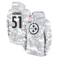 BIPIHUC P.Steelers #51 Nick Herbig Player Arctic Camo Limited Salute to Service Pullover Hoodies Game Stitched Jerseys
