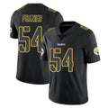 BIPIHUC P.Steelers #54 Zach Frazier Player Black Impact Limited Home Game Stitched Jerseys