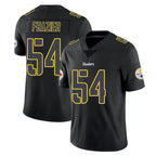 BIPIHUC P.Steelers #54 Zach Frazier Player Black Impact Limited Home Game Stitched Jerseys