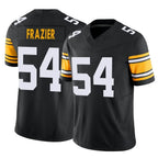 BIPIHUC P.Steelers #54 Zach Frazier Player Black Limited Alternate Vapor F.U.S.E. Home Game Stitched Jerseys