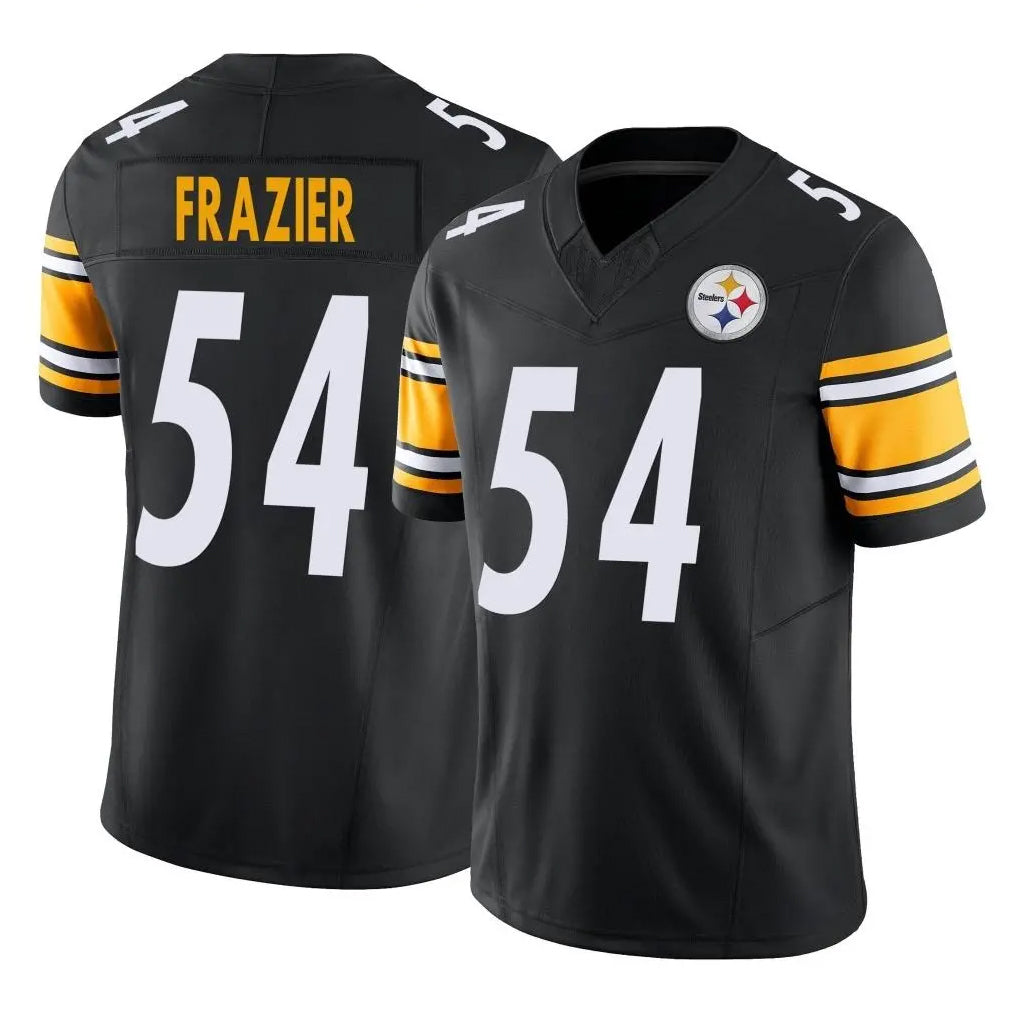 BIPIHUC P.Steelers #54 Zach Frazier Player Black Limited Vapor F.U.S.E. Home Game Stitched Jerseys