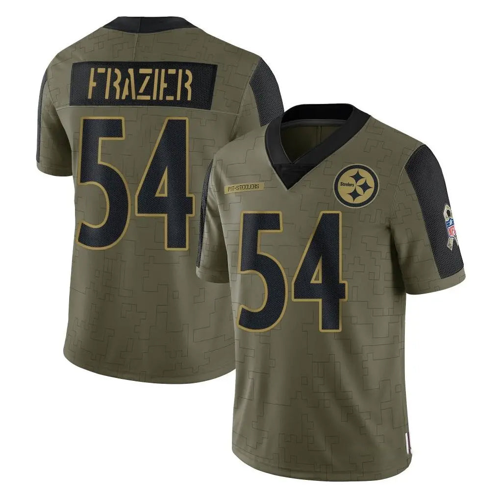 BIPIHUC P.Steelers #54 Zach Frazier Player Olive Salute To Service Limited Game Stitched Jerseys