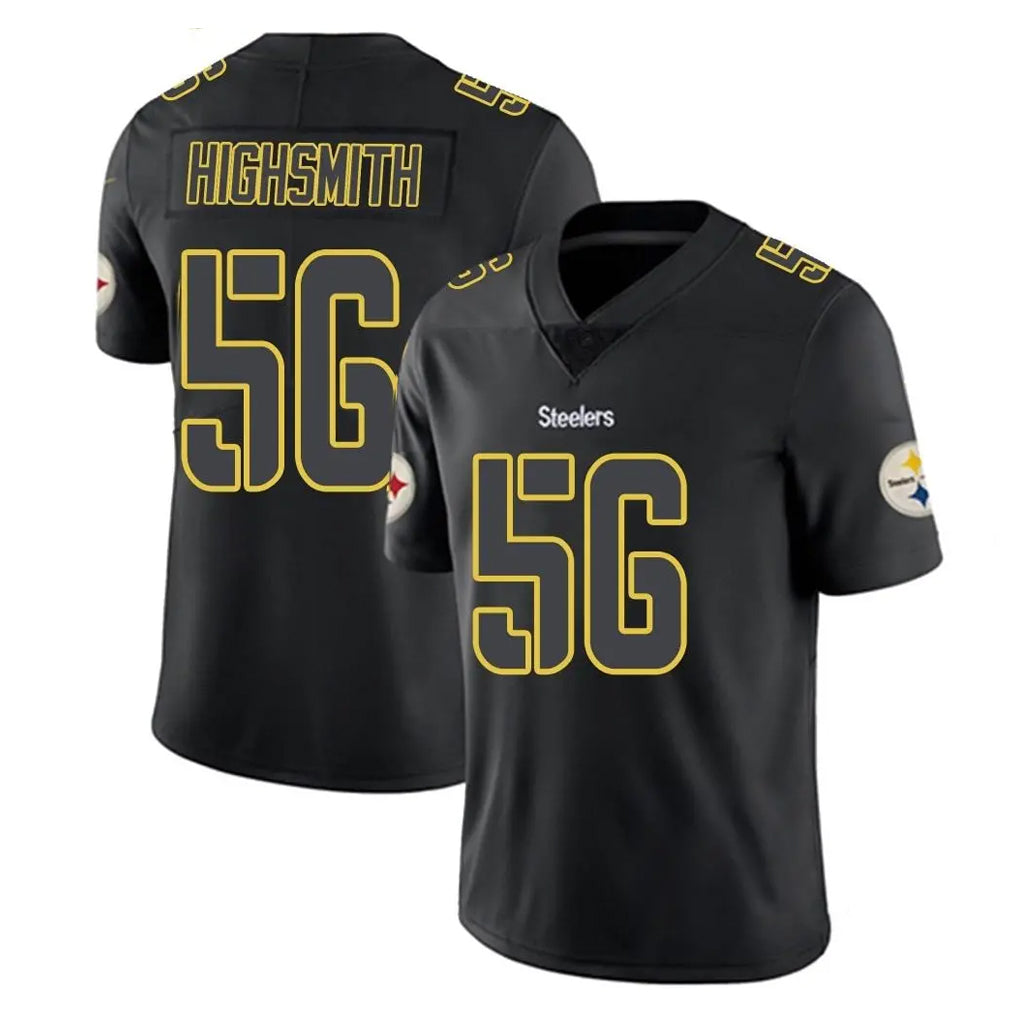 BIPIHUC P.Steelers #56 Alex Highsmith Player Black Impact Limited Home Game Stitched Jerseys