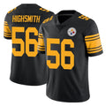 BIPIHUC P.Steelers #56 Alex Highsmith Player Black Limited Color Rush Home Game Stitched Jerseys