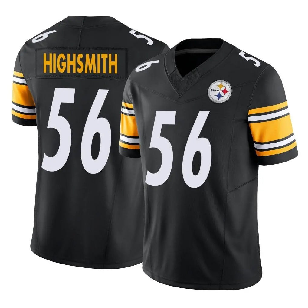 BIPIHUC P.Steelers #56 Alex Highsmith Player Black Limited Vapor F.U.S.E. Home Game Stitched Jerseys