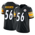 BIPIHUC P.Steelers #56 Alex Highsmith Player Black Limited Vapor F.U.S.E. Home Game Stitched Jerseys