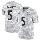 BIPIHUC P.Steelers #5 Jalen Ramsey Player Arctic Camo Limited Salute To Service Home Game Stitched Jerseys