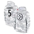 BIPIHUC P.Steelers #5 Jalen Ramsey Player Arctic Camo Limited Salute to Service Pullover Hoodies Game Stitched Jerseys