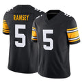BIPIHUC P.Steelers #5 Jalen Ramsey Player Black Limited Alternate Vapor F.U.S.E. Home Game Stitched Jerseys