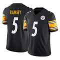 BIPIHUC P.Steelers #5 Jalen Ramsey Player Black Limited Vapor F.U.S.E. Home Game Stitched Jerseys
