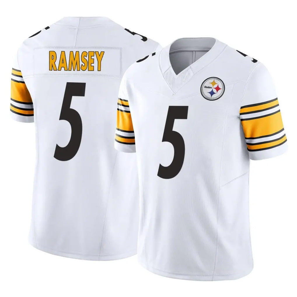 BIPIHUC P.Steelers #5 Jalen Ramsey Player White Limited Vapor F.U.S.E. Home Game Stitched Jerseys