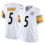 BIPIHUC P.Steelers #5 Jalen Ramsey Player White Limited Vapor F.U.S.E. Home Game Stitched Jerseys