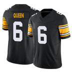 BIPIHUC P.Steelers #6 Patrick Queen Player Black Limited Alternate Vapor F.U.S.E. Home Game Stitched Jerseys