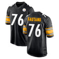 BIPIHUC P.Steelers #76 Troy Fautanu Player Black Home Game Stitched Jerseys