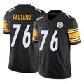 BIPIHUC P.Steelers #76 Troy Fautanu Player Black Limited Vapor F.U.S.E. Home Game Stitched Jerseys
