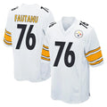 BIPIHUC P.Steelers #76 Troy Fautanu Player White Home Game Stitched Jerseys