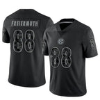 BIPIHUC P.Steelers #88 Pat Freiermuth Player Black RFLCTV Limited Stitched Jerseys