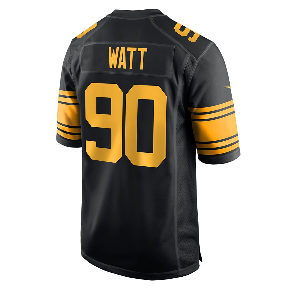 BIPIHUC P.Steelers #90 T.J. Watt Player Black Color Rush Home Game Stitched Jerseys