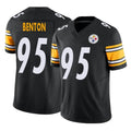 BIPIHUC P.Steelers #95 Keeanu Benton Player Black Limited Vapor F.U.S.E. Home Game Stitched Jerseys