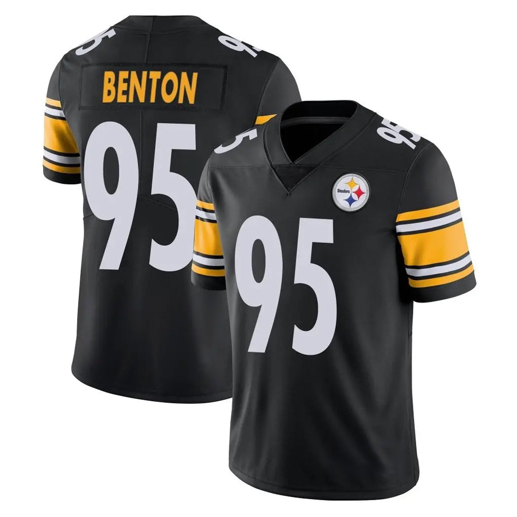BIPIHUC P.Steelers #95 Keeanu Benton Player Black Limited Vapor Untouchable Home Game Stitched Jerseys