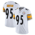 BIPIHUC P.Steelers #95 Keeanu Benton Player White Limited Vapor Untouchable Home Game Stitched Jerseys