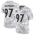 BIPIHUC P.Steelers #97 Cameron Heyward Player Arctic Camo Salute to Service Limited Stitched Jerseys