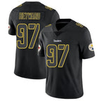 BIPIHUC P.Steelers #97 Cameron Heyward Player Black Impact Limited Stitched Jerseys