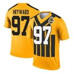 BIPIHUC P.Steelers #97 Cameron Heyward Player Gold Legend Limited 1933 Throwback Performance Home Game Stitched Jerseys