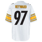 BIPIHUC P.Steelers #97 Cameron Heyward Player White Game Stitched Jerseys