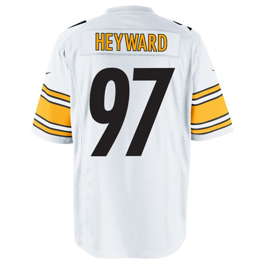 BIPIHUC P.Steelers #97 Cameron Heyward Player White Game Stitched Jerseys