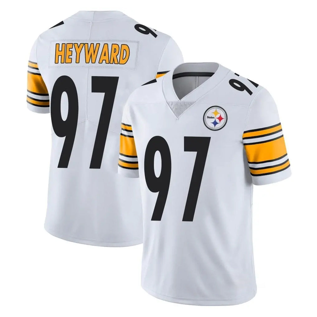 BIPIHUC P.Steelers #97 Cameron Heyward Player White Limited Vapor Untouchable Home Game Stitched Jerseys