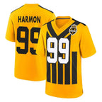 BIPIHUC P.Steelers #99 Derrick Harmon Player Gold Limited 1933 Throwback Home Game Stitched Jerseys