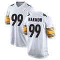 BIPIHUC P.Steelers #99 Derrick Harmon Player White Home Game Stitched Jerseys
