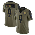 BIPIHUC P.Steelers #9 Chris Boswell Player Olive Salute To Service Limited Game Stitched Jerseys
