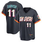 BIPIHUC S.Diego Padres #11 Yu Darvish Player Obsidian 2026 City Connect Home Game T-shirt Stitched Jerseys