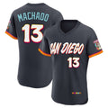 BIPIHUC S.Diego Padres #13 Manny Machado Player Obsidian 2026 City Connect Home Elite T-shirt Stitched Jerseys