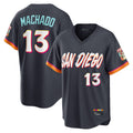 BIPIHUC S.Diego Padres #13 Manny Machado Player Obsidian 2026 City Connect Home Game T-shirt Stitched Jerseys