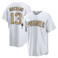 BIPIHUC S.Diego Padres #13 Manny Machado Player White Replica All-Star Game Home Stitched Jerseys