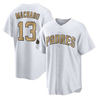 BIPIHUC S.Diego Padres #13 Manny Machado Player White Replica All-Star Game Home Stitched Jerseys