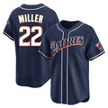 BIPIHUC S.Diego Padres #22 Mason Miller Player Navy Cooperstown Collection Limited Home Stitched Jerseys
