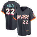 BIPIHUC S.Diego Padres #22 Mason Miller Player Obsidian 2026 City Connect Home Limited T-shirt Stitched Jerseys