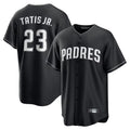 BIPIHUC S.Diego Padres #23 Fernando Tatis Jr Player Black Home Game Stitched Jerseys